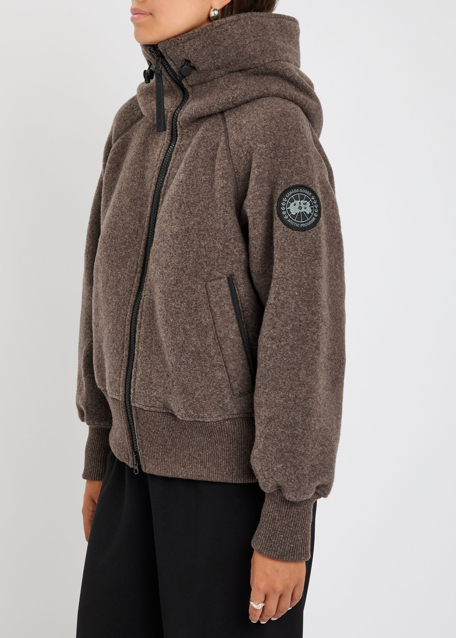 Canada Goose Black Label Chilliwack Wool-blend Jacket In Brown
