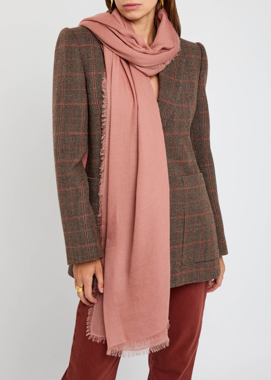  Ama Pure Cashmere Scarf - Brown - One Size 