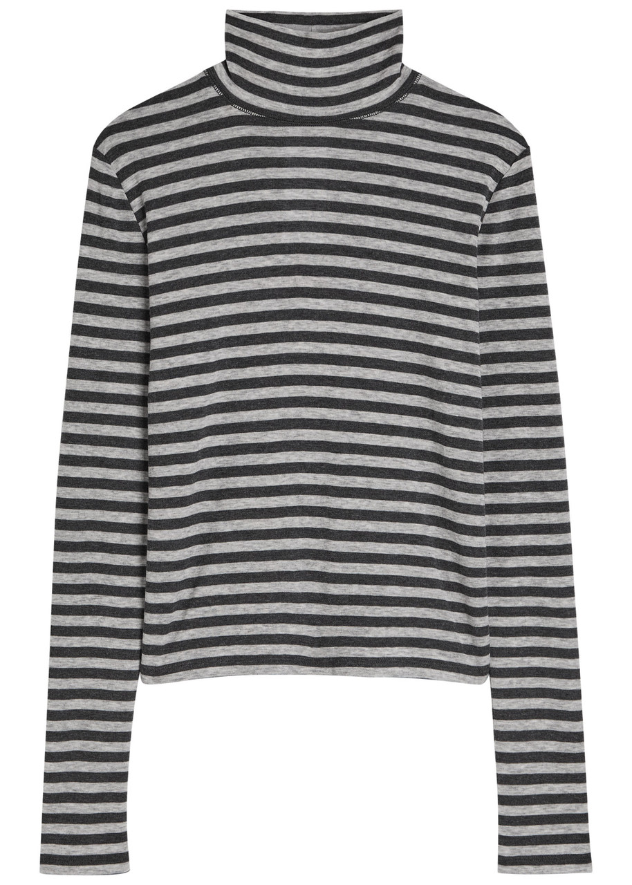 MM Blasy Striped Jersey top - Dark Grey - L (UK14 / L)