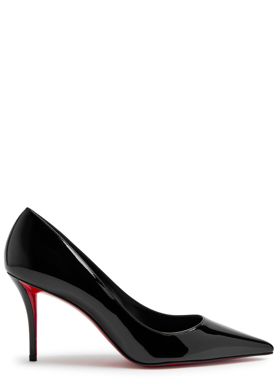 Christian Louboutin Miss Z 80 Patent Leather Pumps In Black