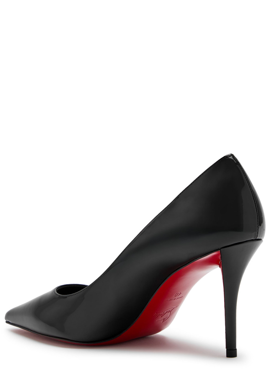 Christian Louboutin Miss Z 80 Patent Leather Pumps In Black