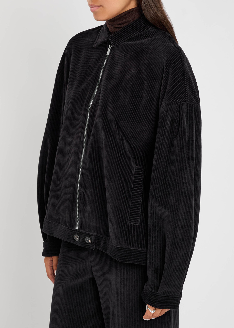 Mm Damara Corduroy Jacket In Black