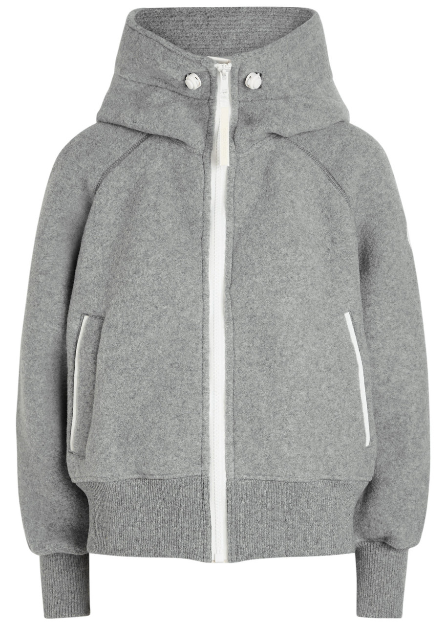 Canada Goose Chilliwack Hooded Wool-blend Jacket In Gray