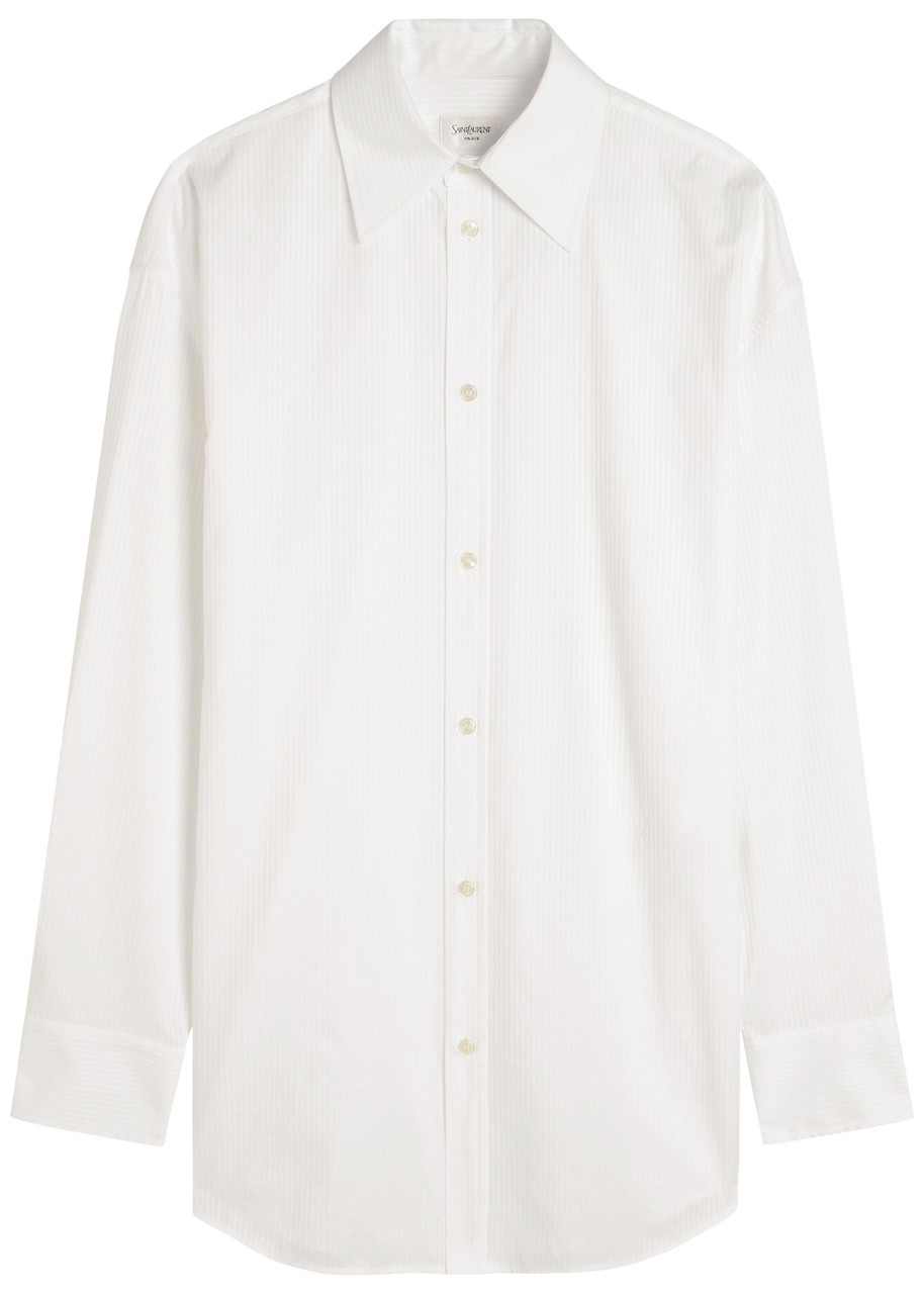 Saint Laurent Button-front Shirt In White