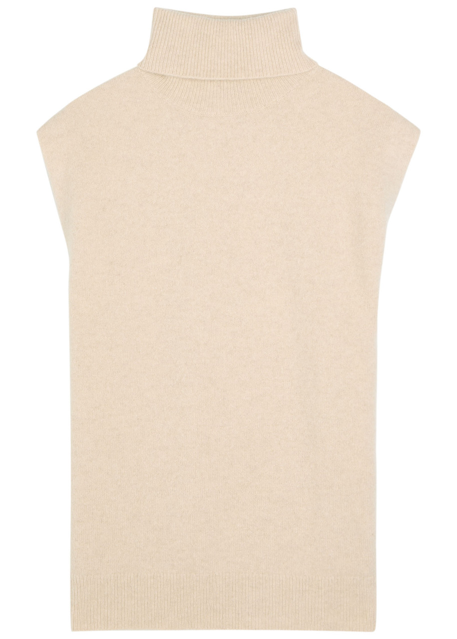 Joseph Cashmere-blend Vest In Neutral