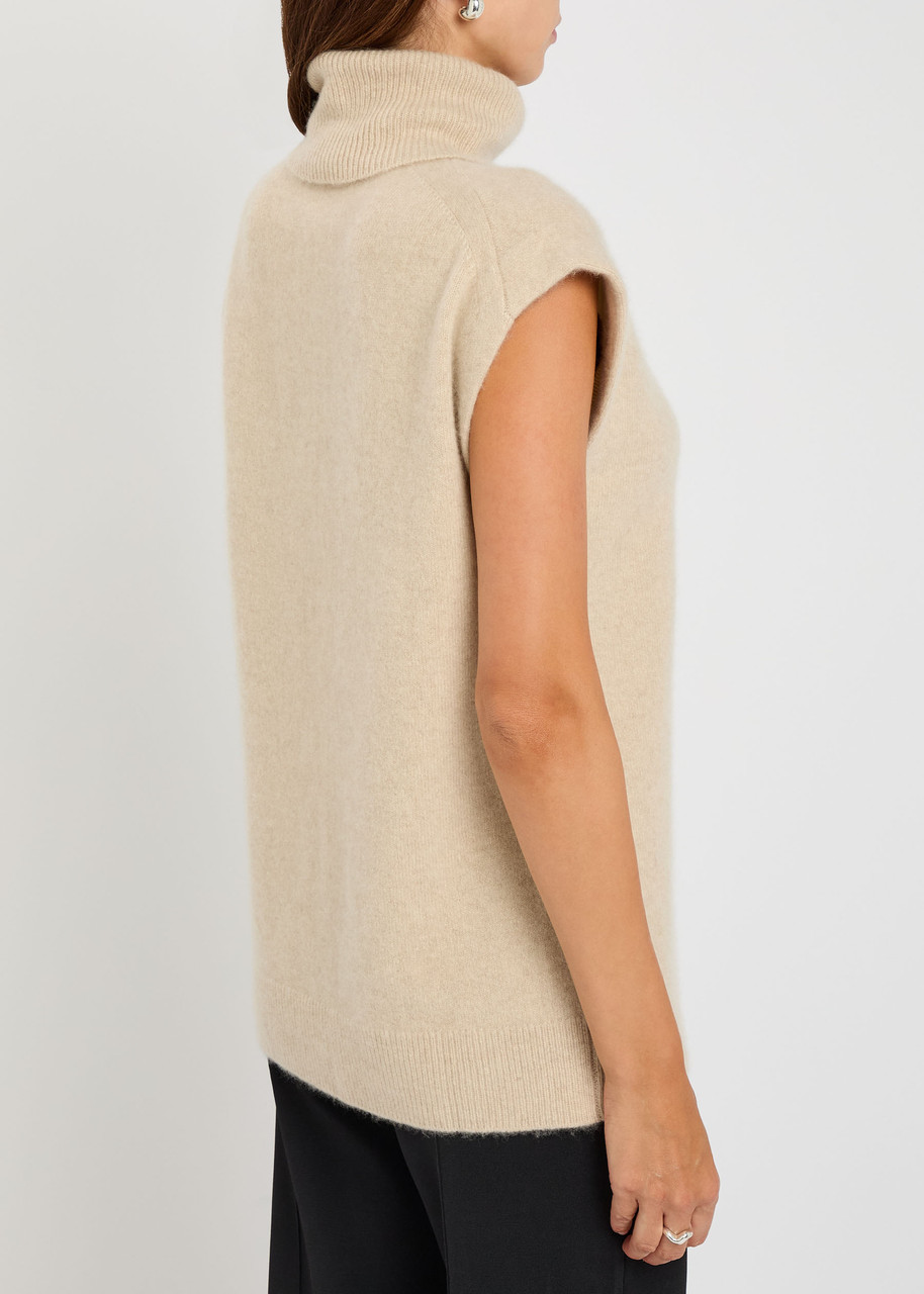  Joseph Cashmere-blend Vest - Cream - L (uk14 / L) 