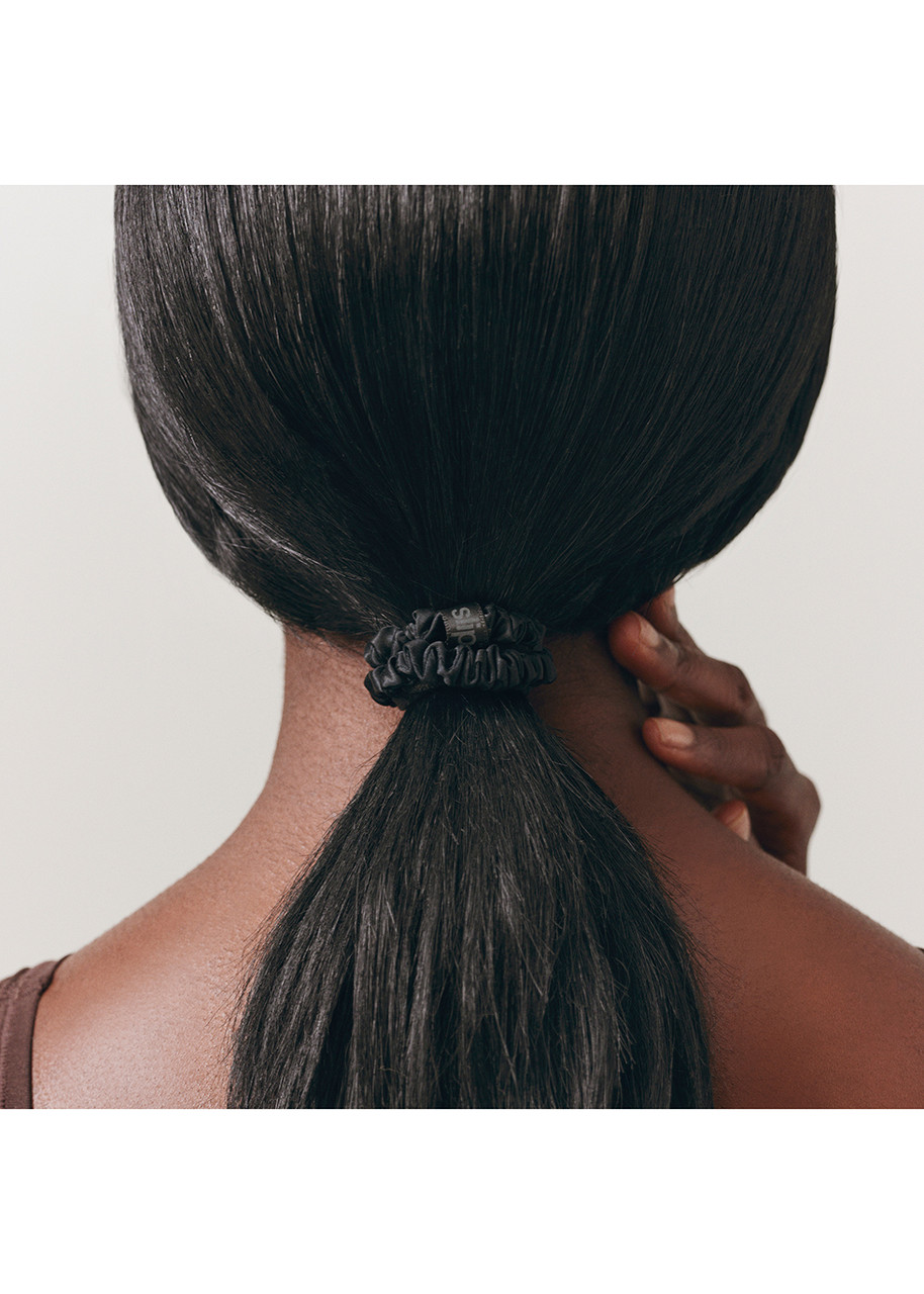 Slip Pure Silk Skinny Scrunchies – Black