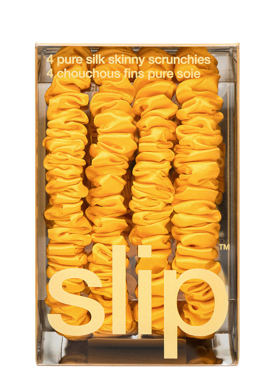 Slip Pure Silk Skinny Scrunchies - Golden