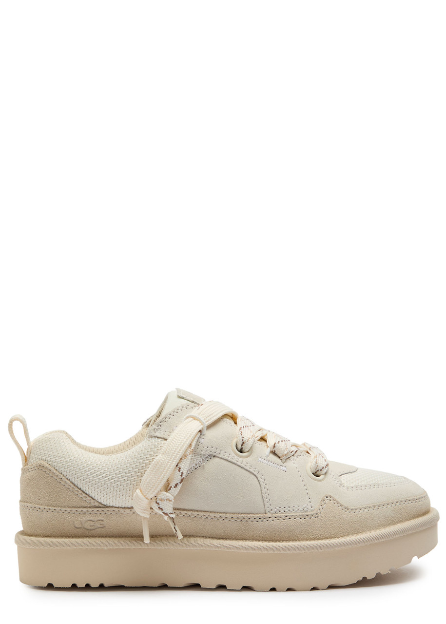 Ugg Lowmel Quilted Suede Sneakers In Brown