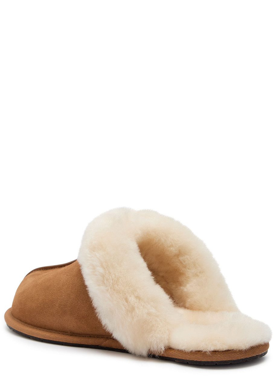 Ugg Camel Suede Scuffette Ii Slippers In Brown
