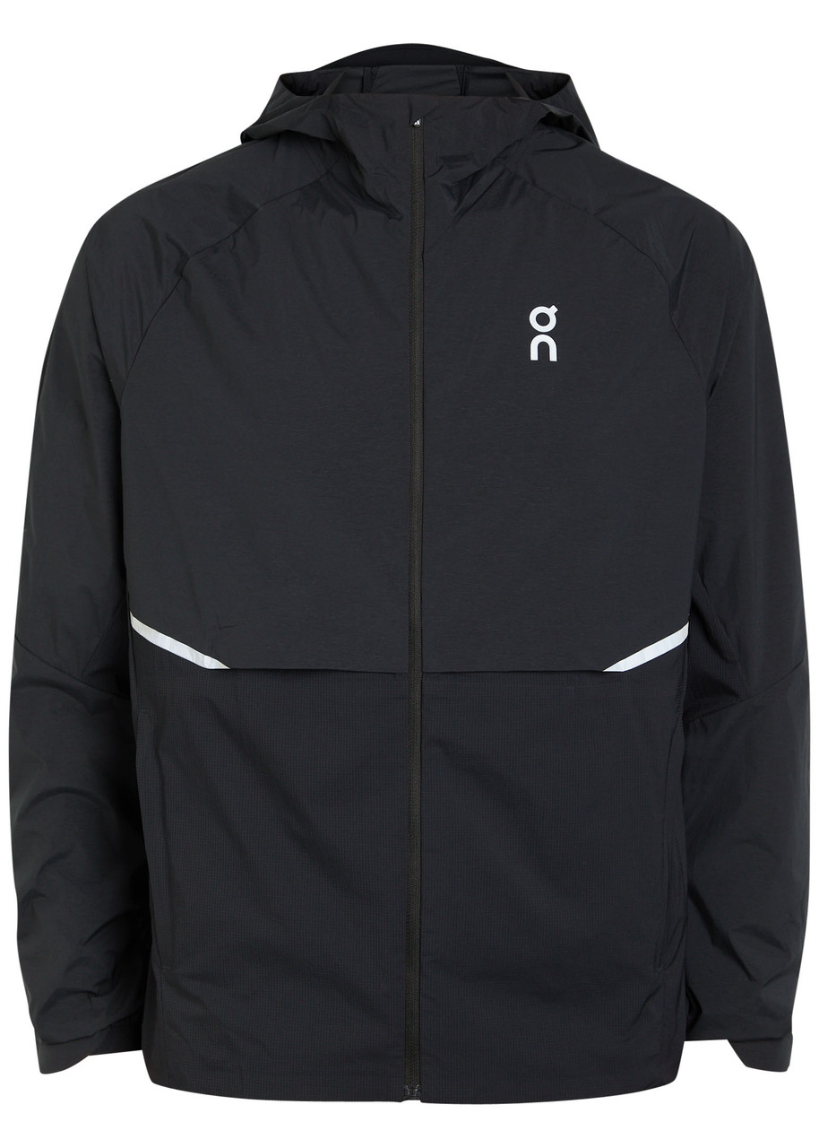 On Core Logo Shell Jacket In Black