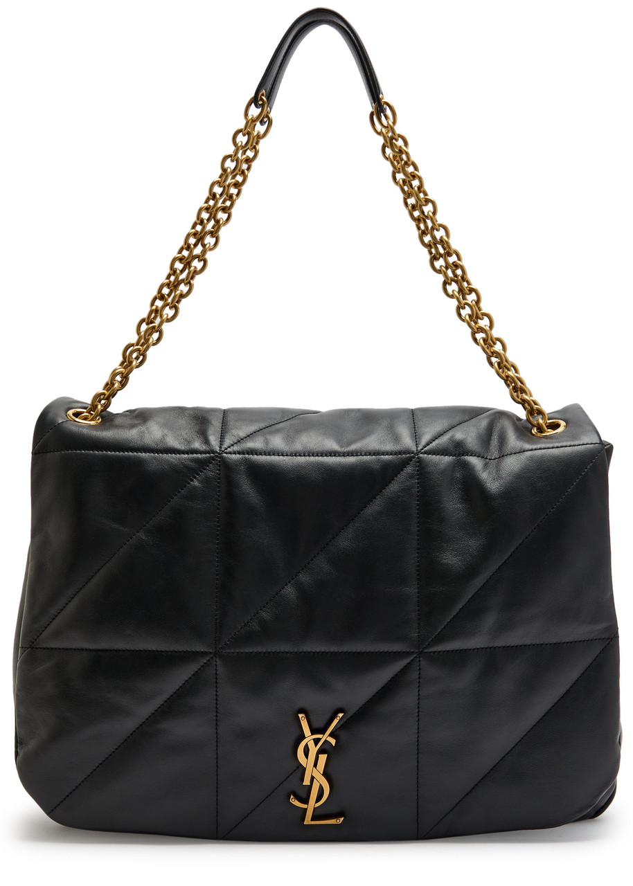 Saint Laurent Jamie 4.3 Xl Quilted Leather Shoulder Bag In Black