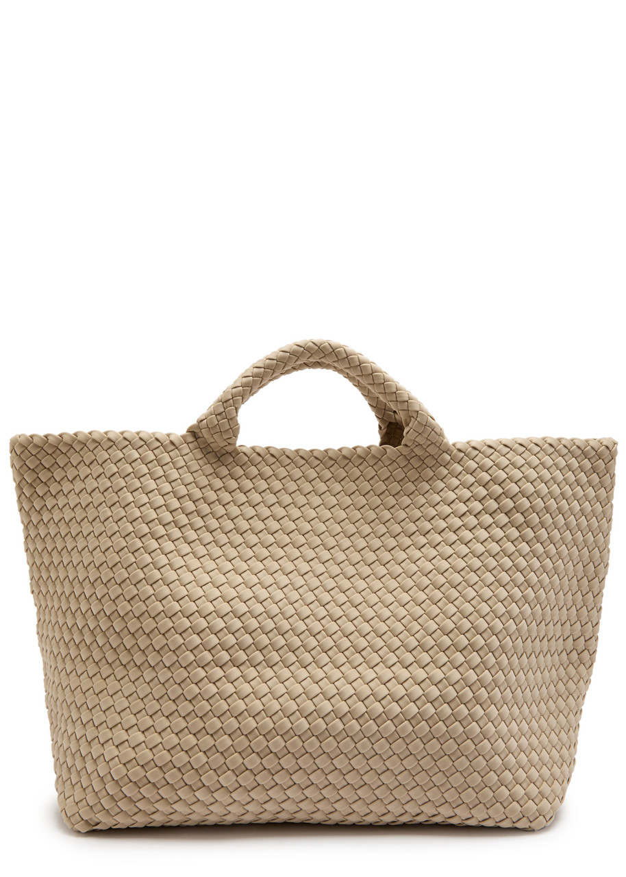Naghedi St Barths Large Woven Tote In Sand