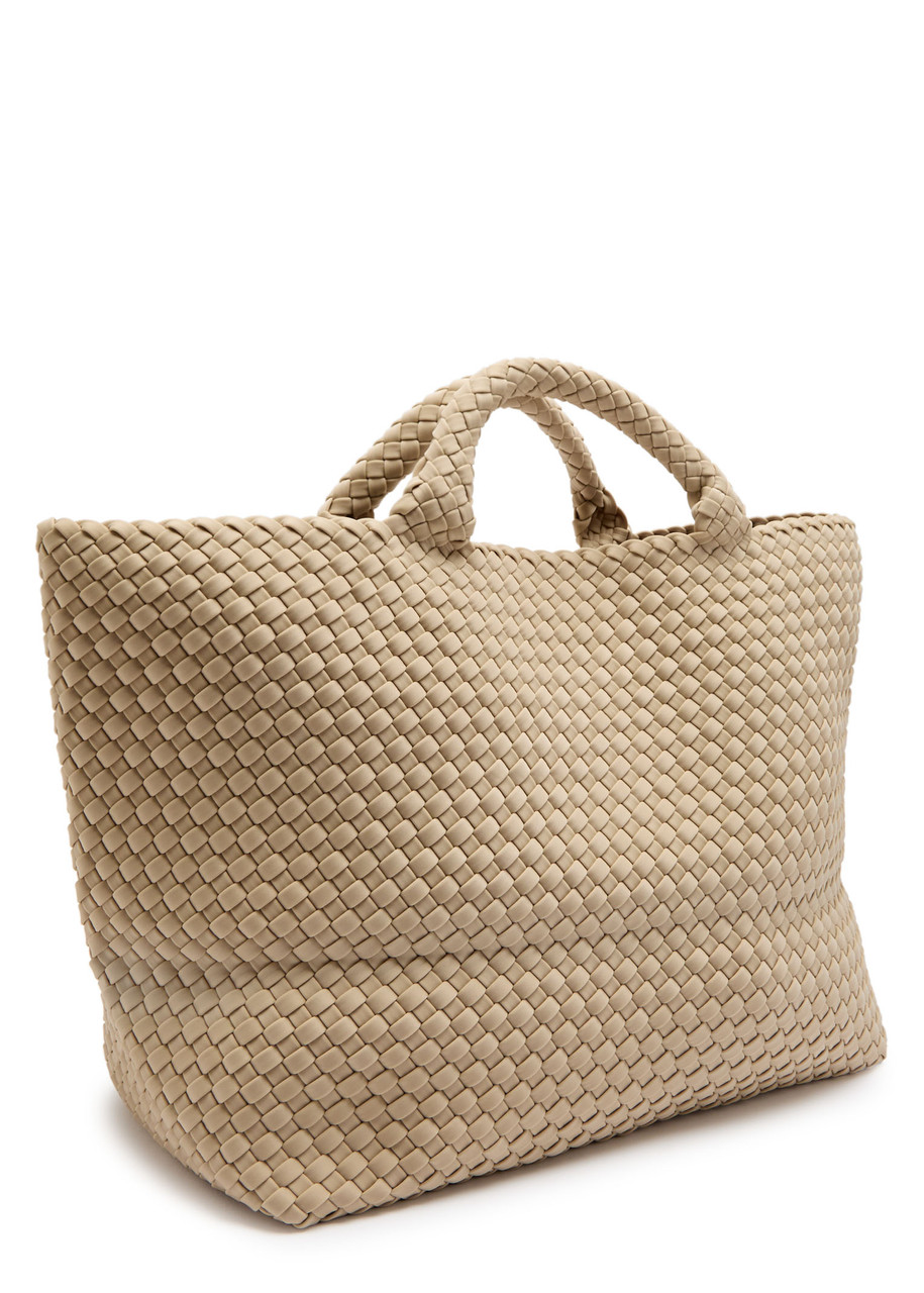 Naghedi St Barths Large Woven Tote In Sand