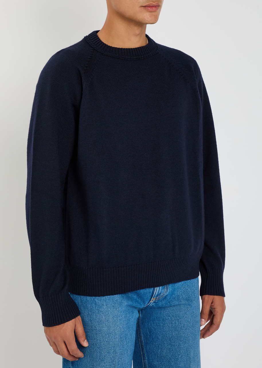 Tod's Tods Wool Jumper In Blue