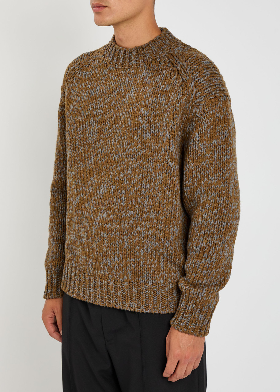 Tod's Tods Wool-blend Jumper In Brown