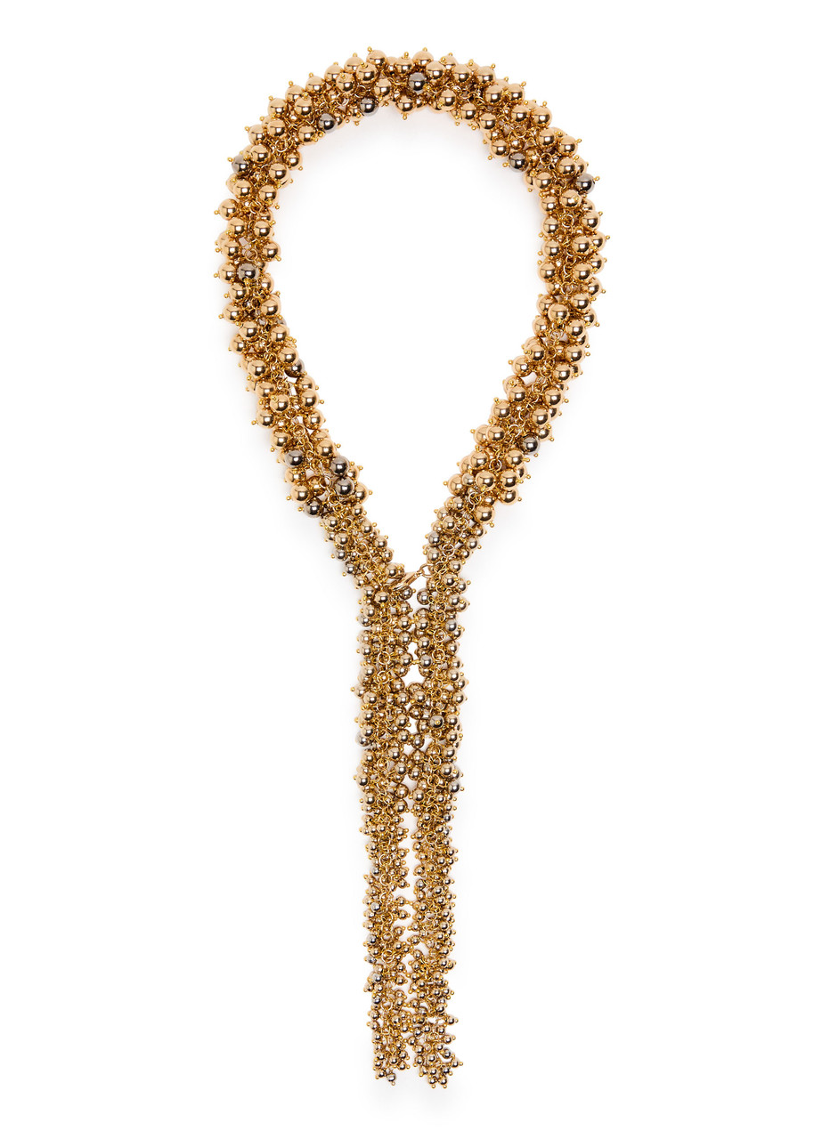 Rosantica Opulenza Two-tone Beaded Necklace - Gold - One Size