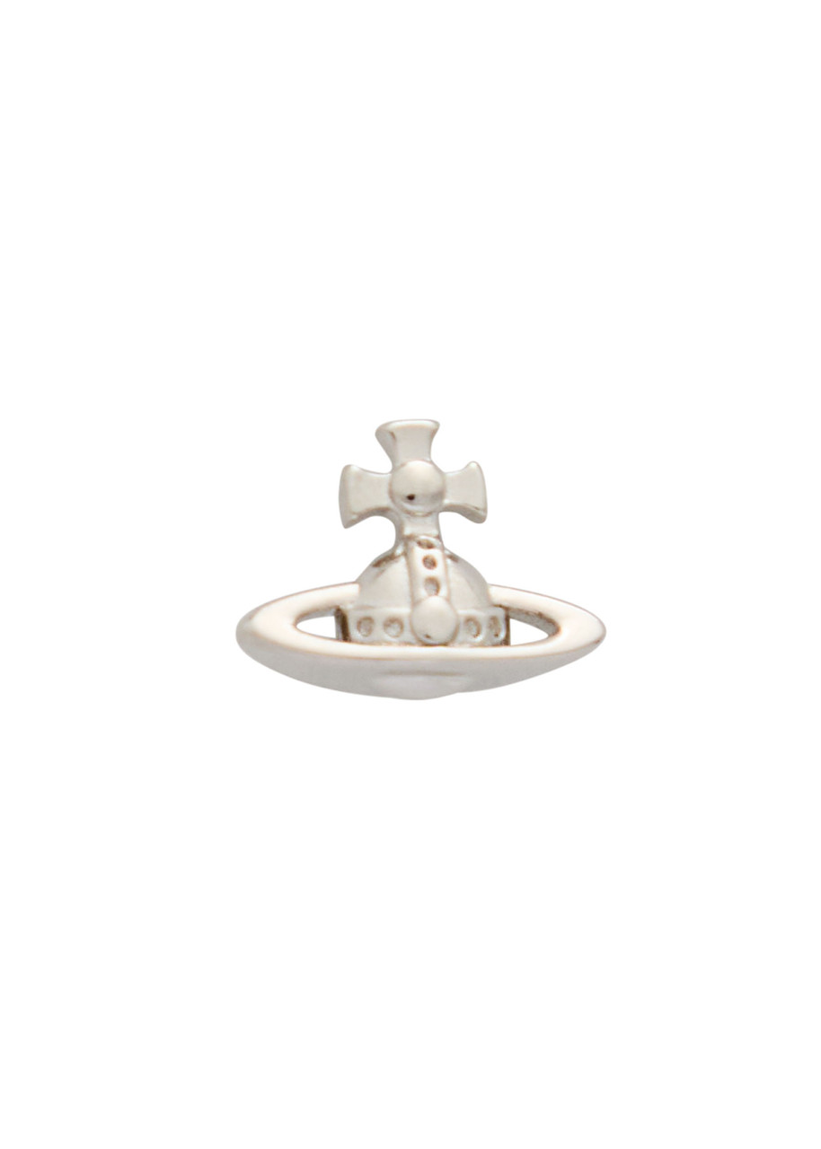 Vivienne Westwood Orb Single Stud Earring In Silver