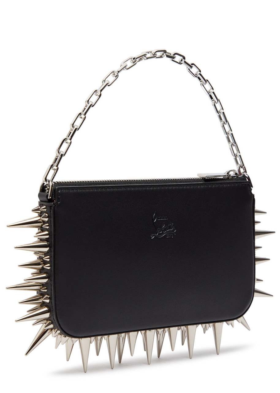 Christian Louboutin Loubila Studded Leather Shoulder Bag In Multi