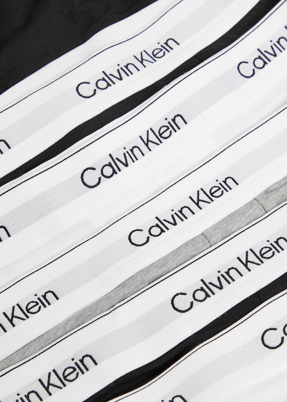 Calvin Klein Icon Stretch-cotton Trunks In White