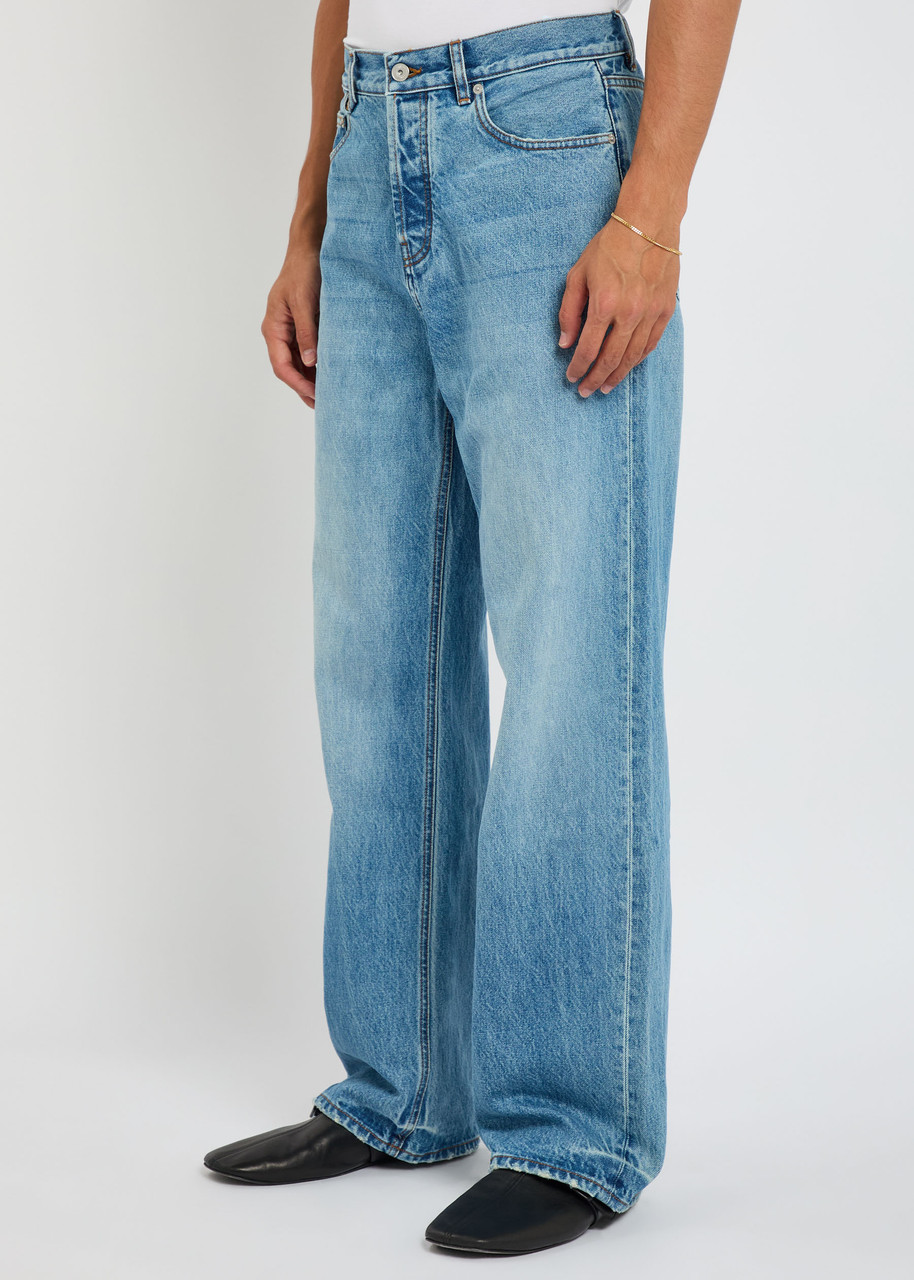 Jacquemus Le De-nîmes Droit Straight-leg Jeans In Blue