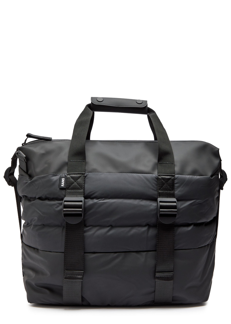 Rains Puffer Weekend Quilted Waterproof Holdall - Black - One Size