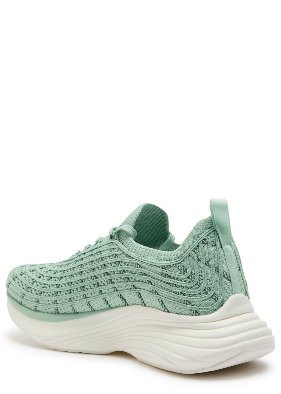 Apl Athletic Propulsion Labs Athletic Propulsion Labs Techloom Zipline Knitted Sneakers In Green