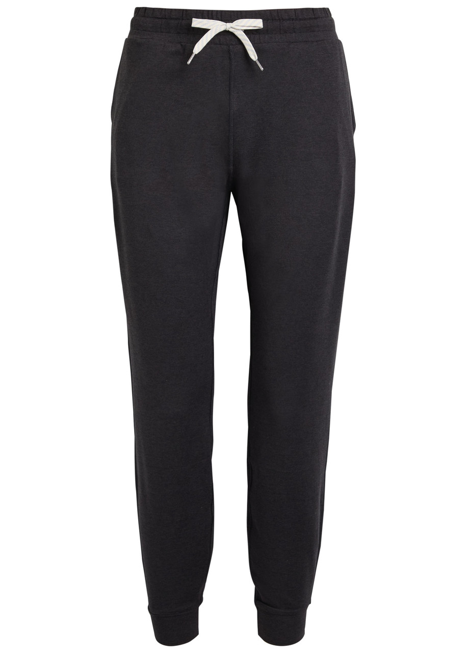 Vuori Performance Stretch-jersey Sweatpants In Black
