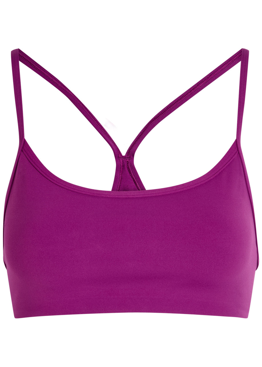 Vuori All The Feels Soft-cup Bra In Purple