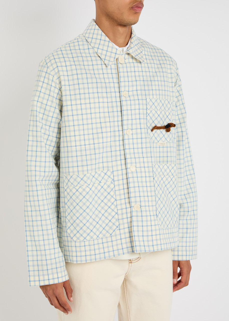 S.s. Daley Ss Daley Clarence Cotton-blend Jacket In White
