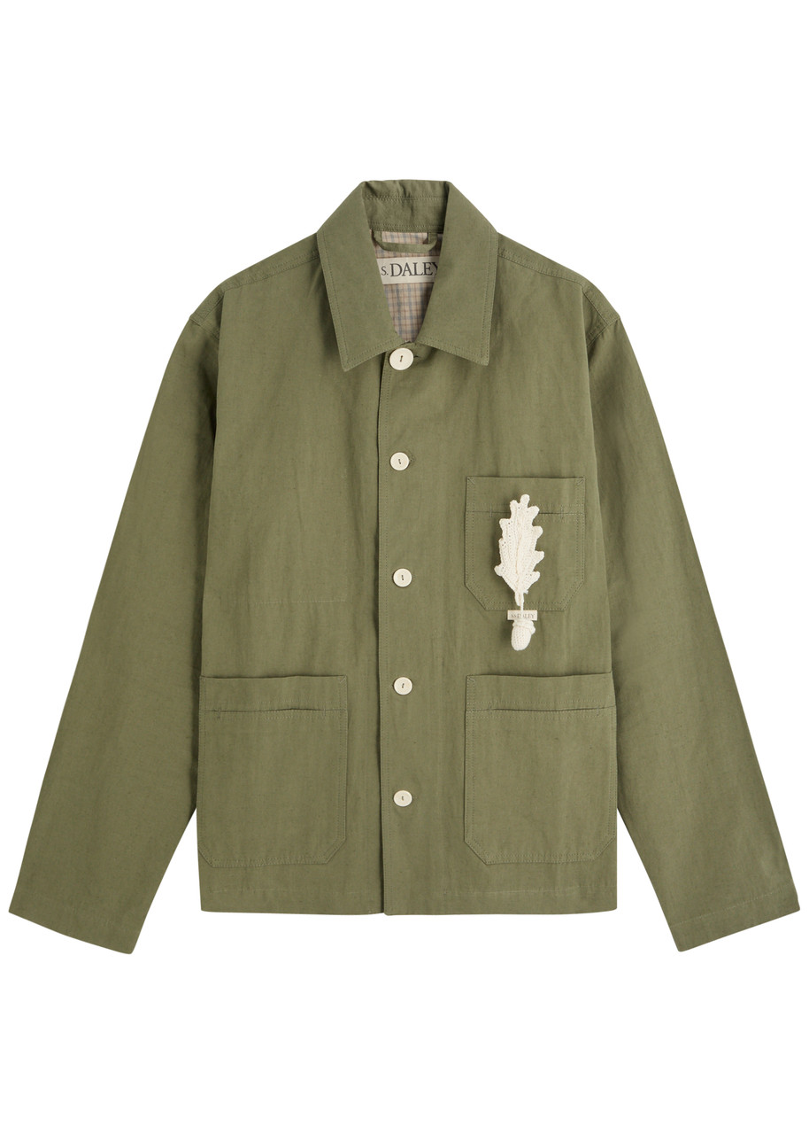 S.s. Daley Ss Daley Clarence Cotton-blend Jacket In Green