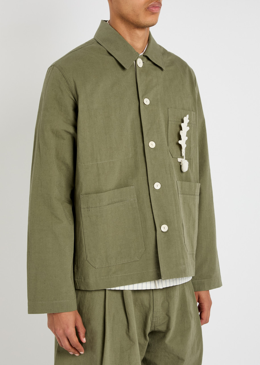 S.s. Daley Ss Daley Clarence Cotton-blend Jacket In Green