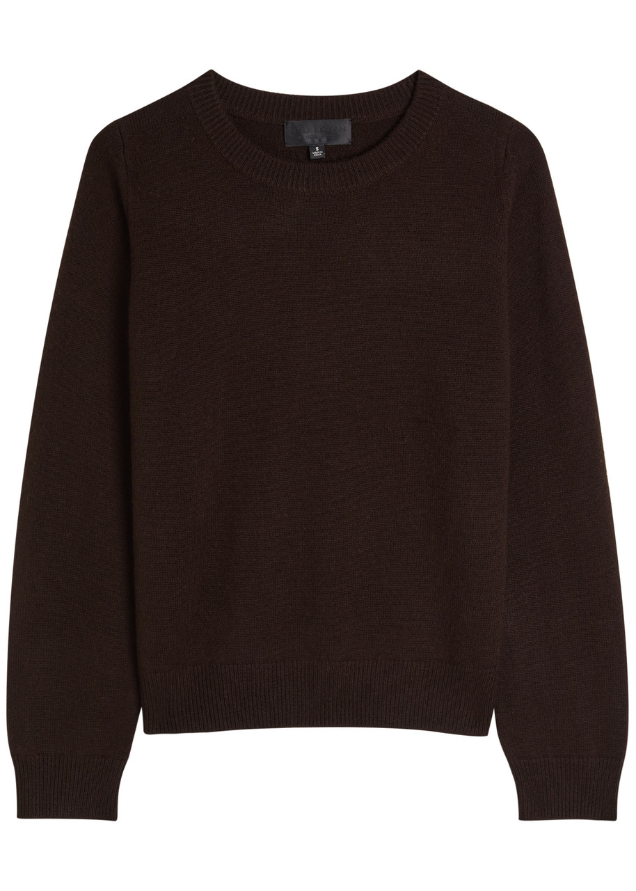 Nili Lotan Nora Cashmere Jumper In Brown