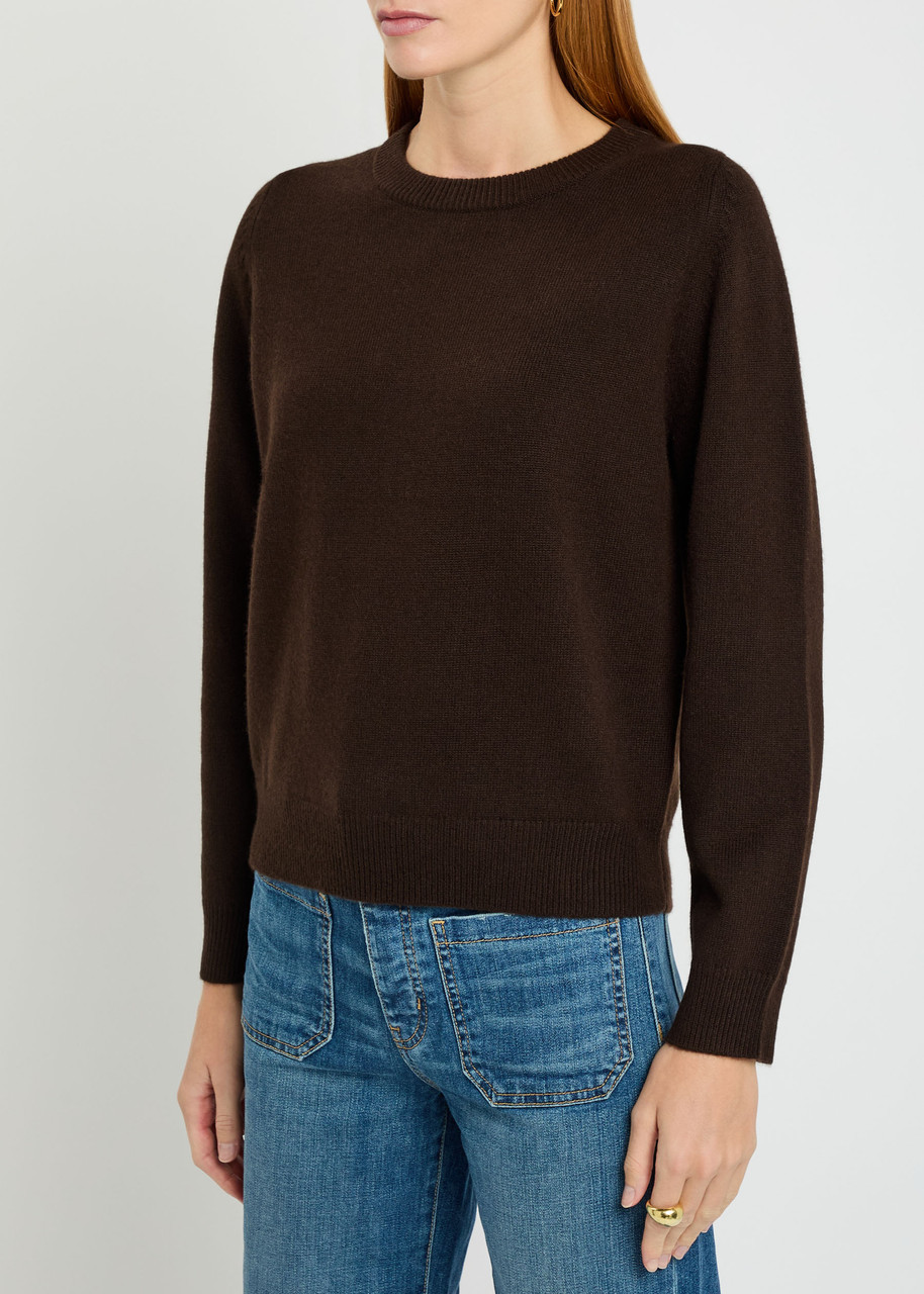 Nili Lotan Nora Cashmere Jumper In Brown