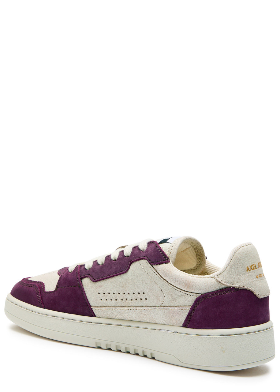 Axel Arigato Dice Lo Panelled Suede Sneakers In White