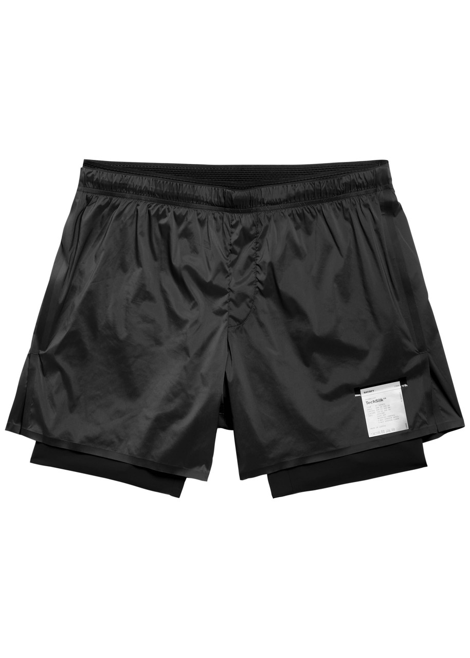 Satisfy Techsilk 8" Shell Shorts In Animal Print