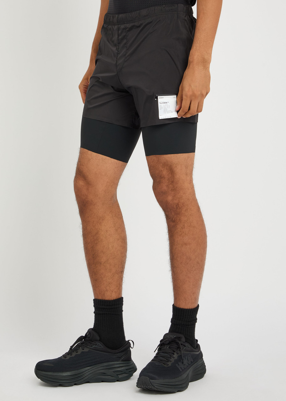 Satisfy Techsilk 8" Shell Shorts In Animal Print