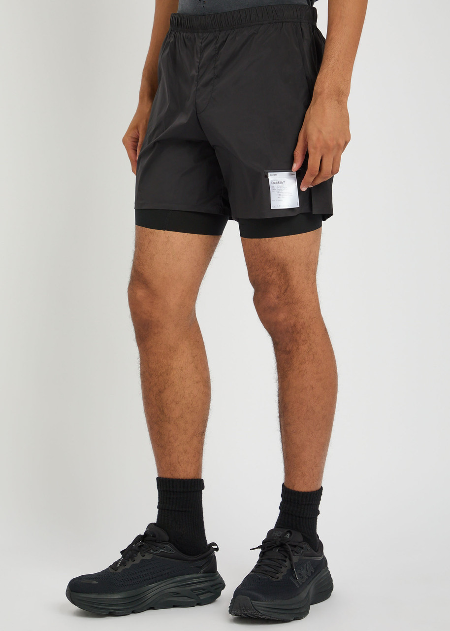  Satisfy Techsilk 5 Black Anti-chafe Designer Shell Shorts M - M 