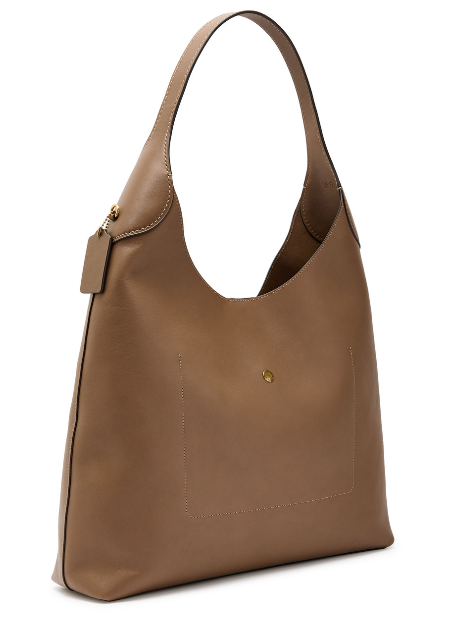 Coach Brooklyn 39 Leather Shoulder Bag In Brown