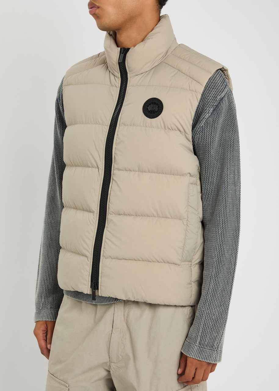 Canada Goose Crofton Quilted Shell Gilet In Neutral