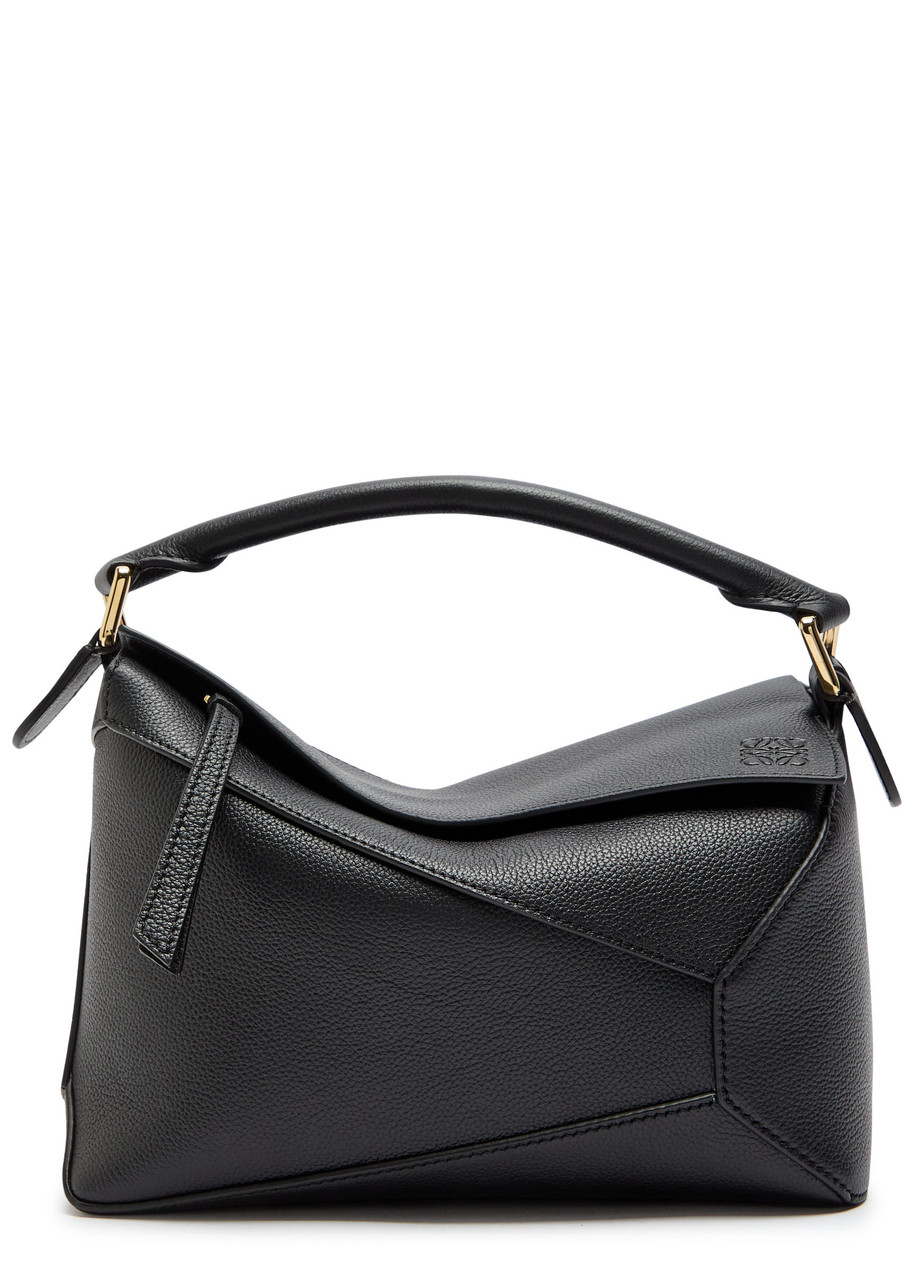 Loewe Puzzle Edge Small Leather top Handle bag - Black - One Size
