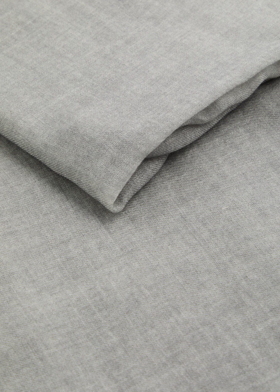 Ama Pure Cashmere Scarf - Grey - One Size 