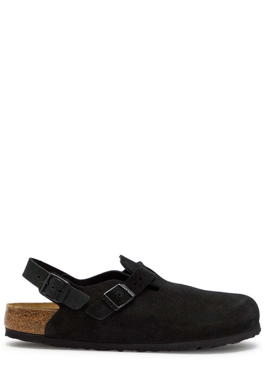 Birkenstock Tokio II Suede Clogs - Black - (IT42.5 / UK8.5)