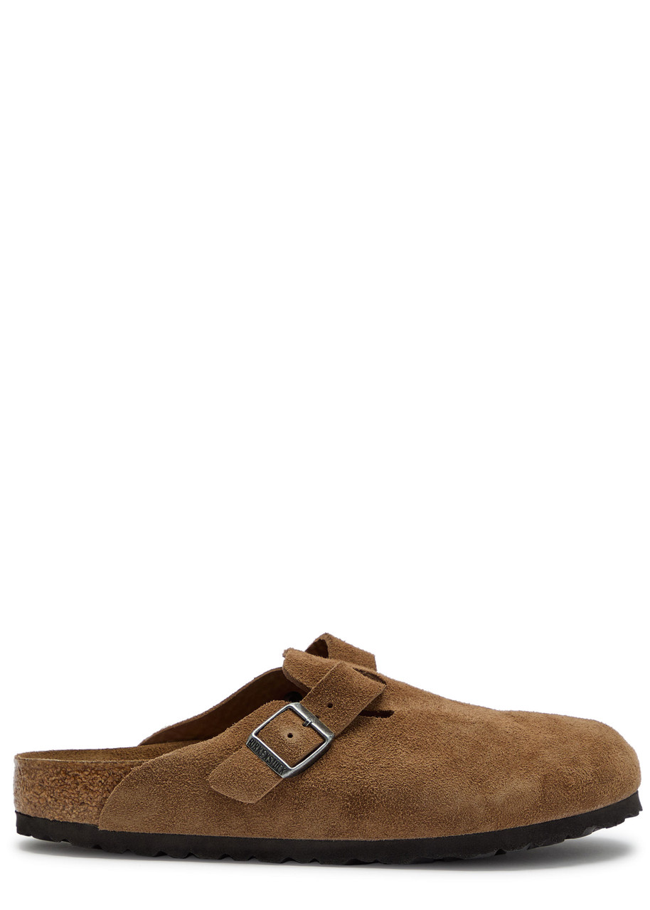 Birkenstock Boston Brushed Suede Clogs - Light Brown - 41 (IT41.5 / UK7.5)