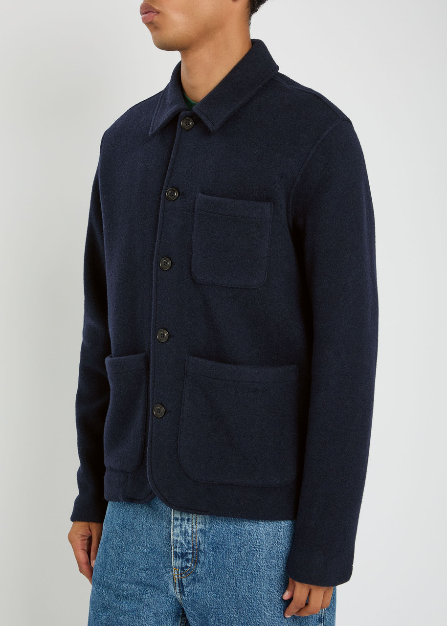 Polo Ralph Lauren Wool-blend Jacket In Blue