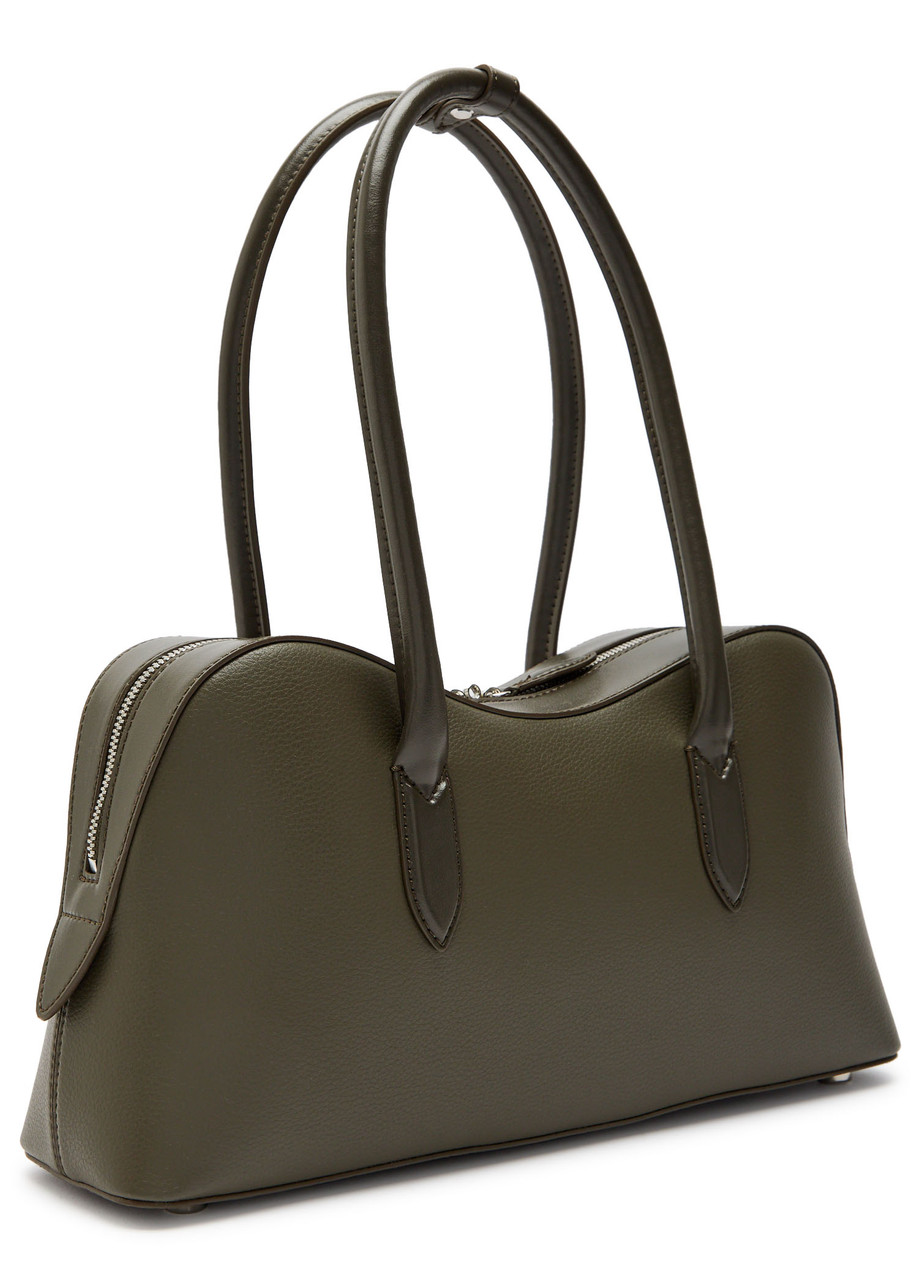 Stella Mccartney Stella Ryder Medium Faux Leather Shoulder Bag In Green