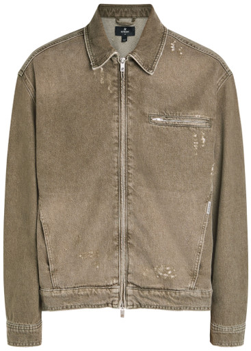 REPRESENT: Collared Denim Jacket