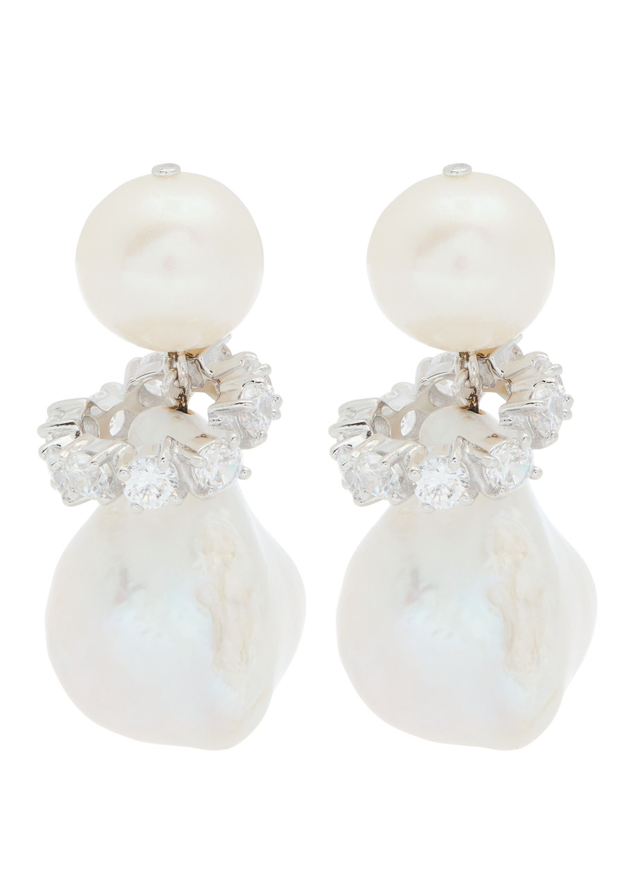 Completedworks Baroque Pearl-embellished Sterling Silver Drop Earrings - One Size