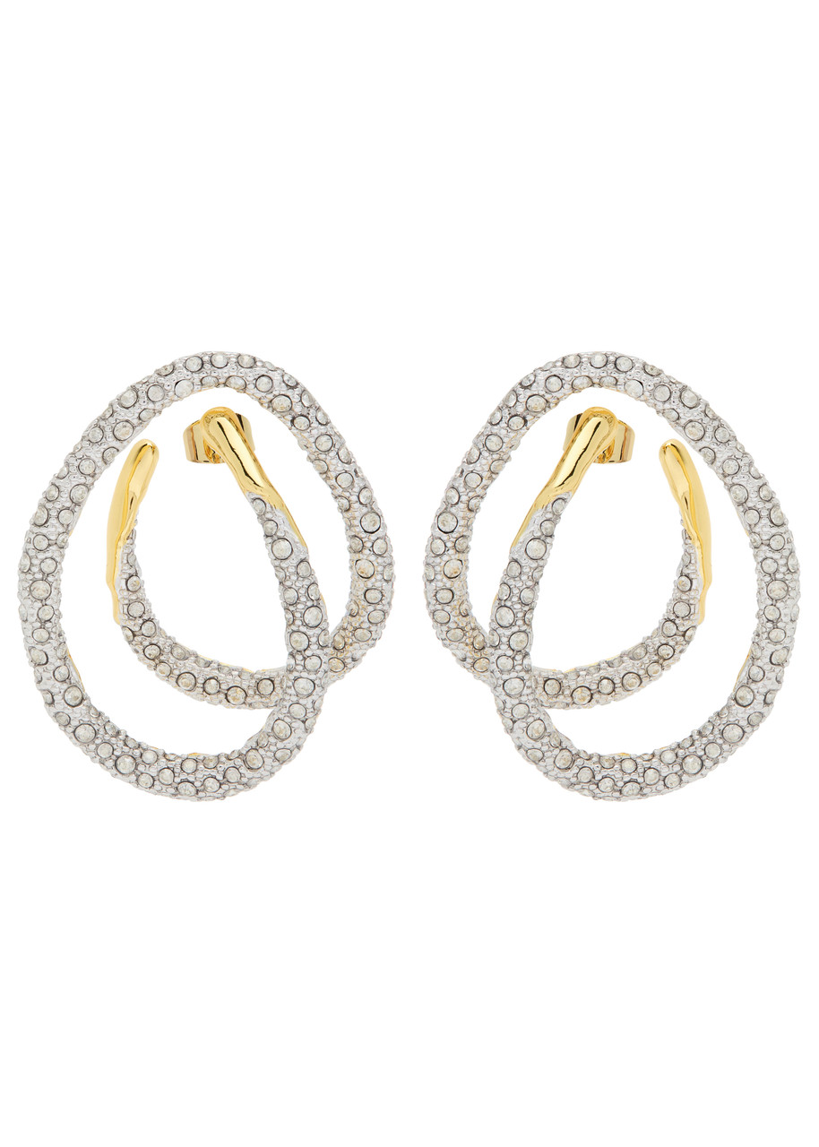 Alexis Bittar Solanales 14kt Gold-plated Drop Earrings In Metallic