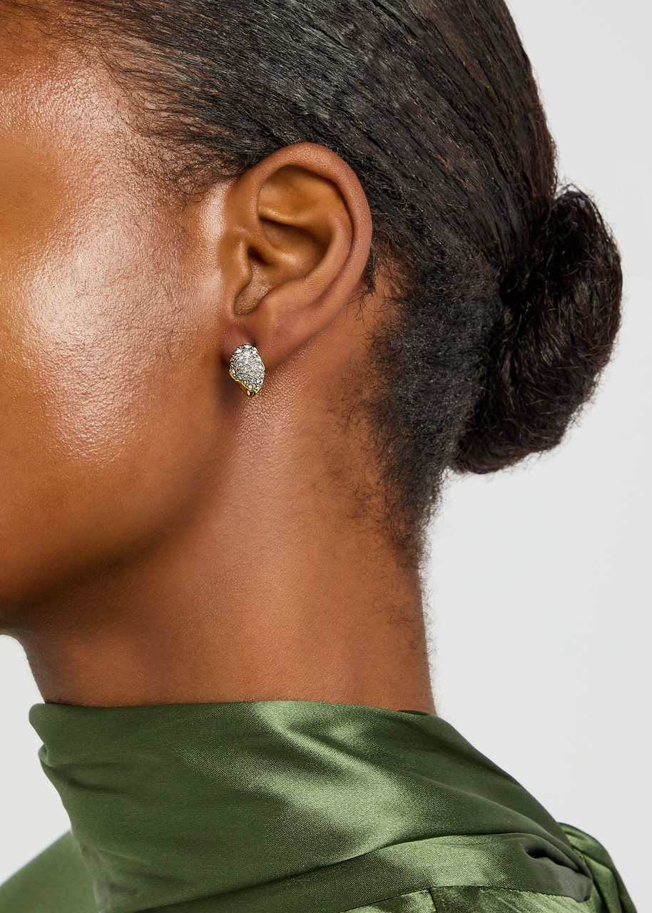 Alexis Bittar Solanales 14kt Gold-plated Stud Earrings In Gold